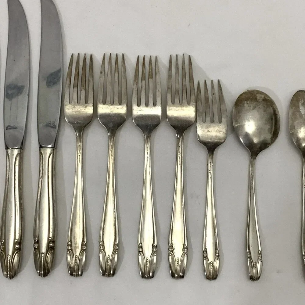 Stradivari by Wallace Sterling Silver Mixed of 12 Pieces